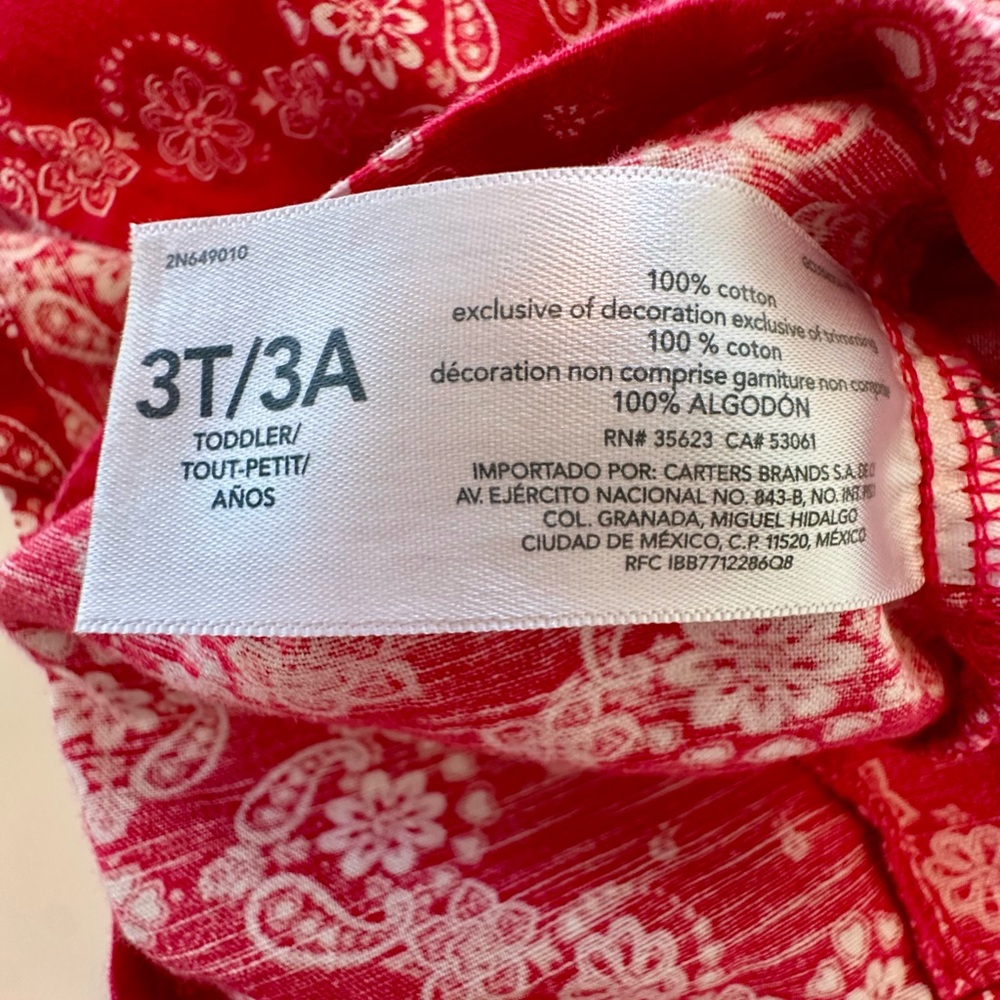 5/$25 Bandana-inspired ruffle romper - Picture 5 of 5